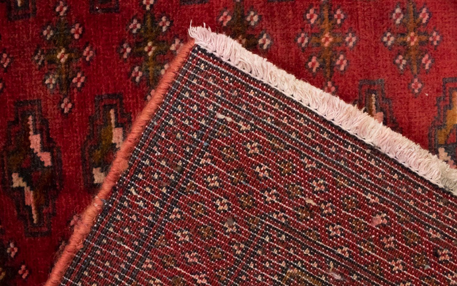 Tapis Turkaman - 130 x 60 cm - rouge