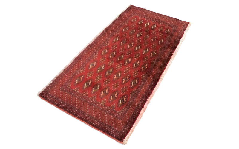 Tapis Turkaman - 130 x 60 cm - rouge