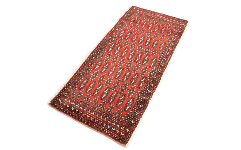 Tapis Turkaman - 130 x 60 cm - rouge