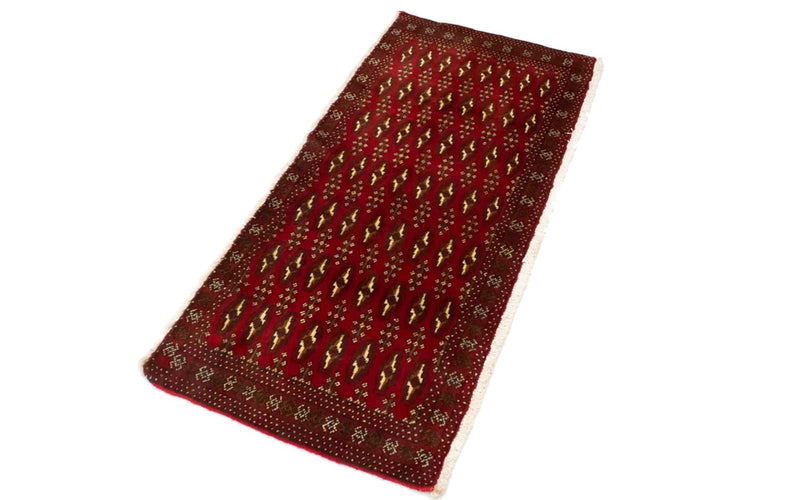 Tapis Turkaman - 130 x 60 cm - rouge