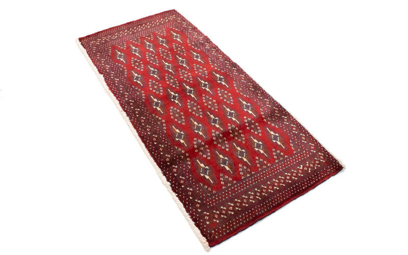 Tapis Turkaman - 130 x 60 cm - rouge