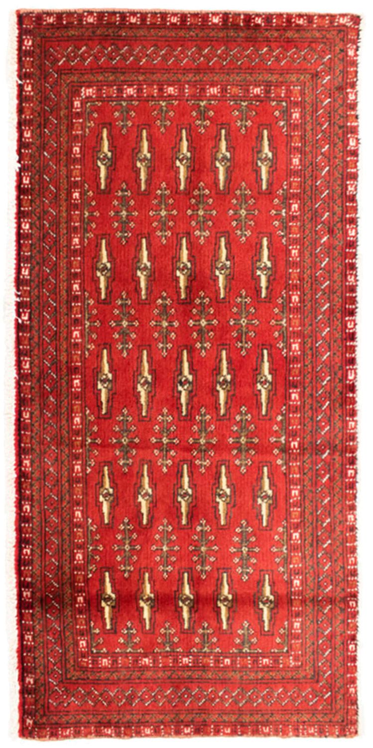 Tapis Turkaman - 130 x 60 cm - rouge