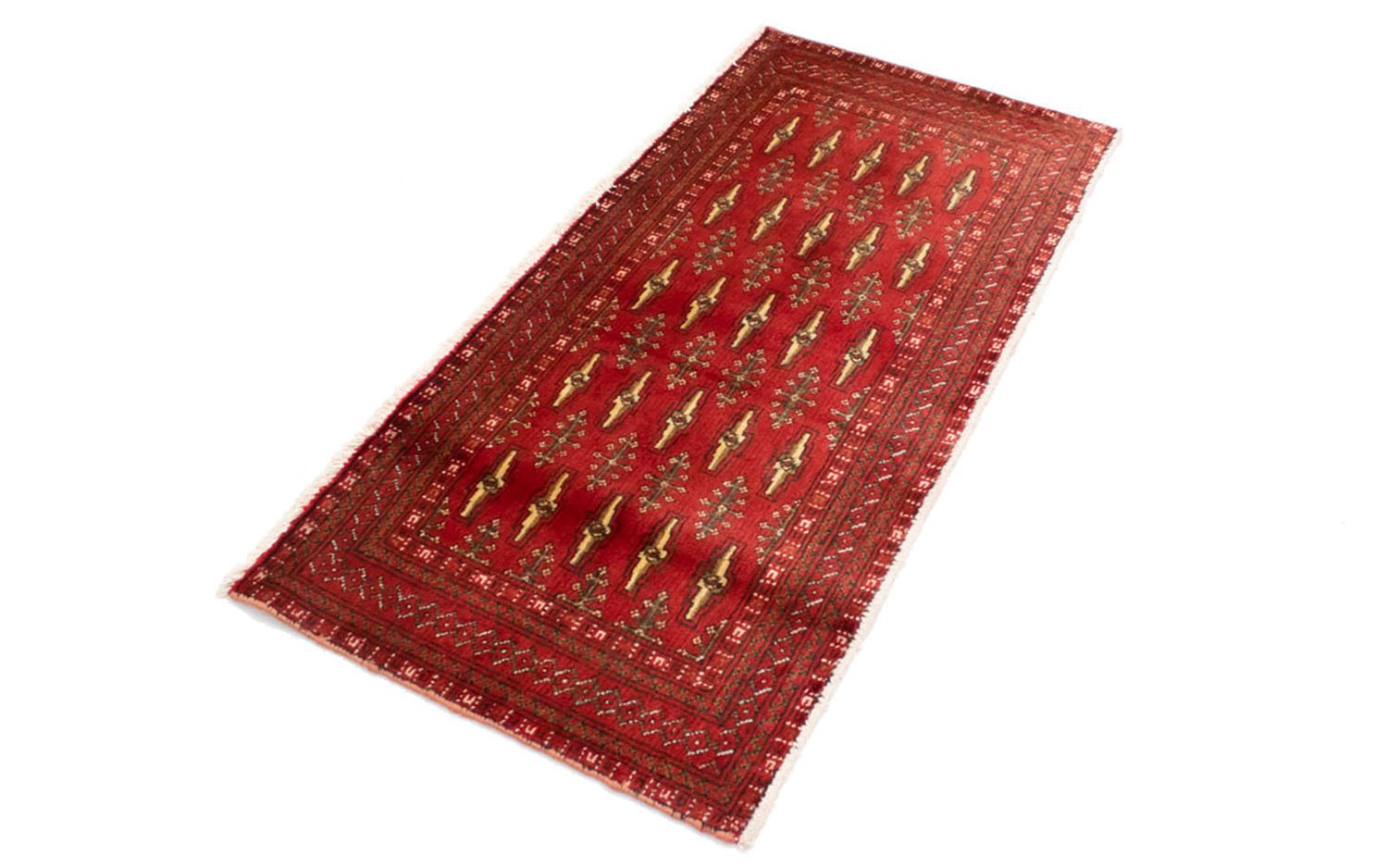 Tapis Turkaman - 130 x 60 cm - rouge