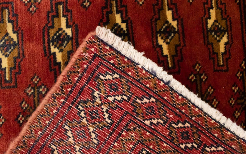 Turkaman Teppich 130 x 60 cm - rost