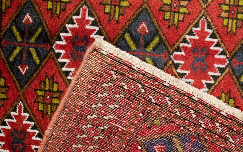 Tapis Turkaman - 130 x 60 cm - orange