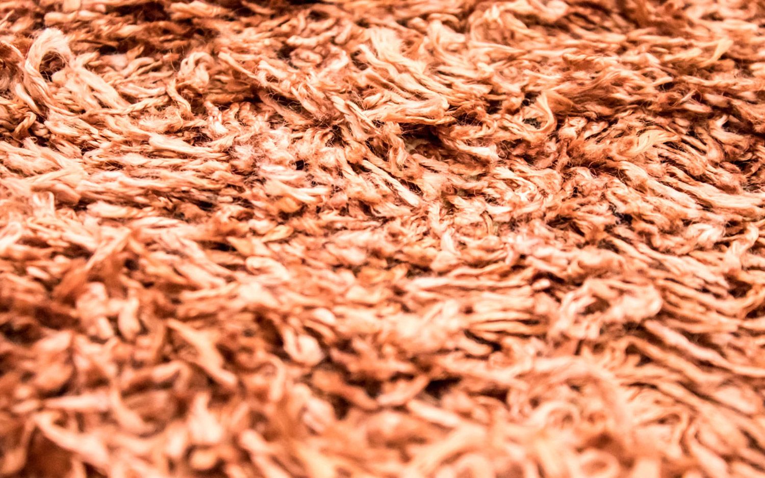 Tapis à poils longs - 332 x 178 cm - orange