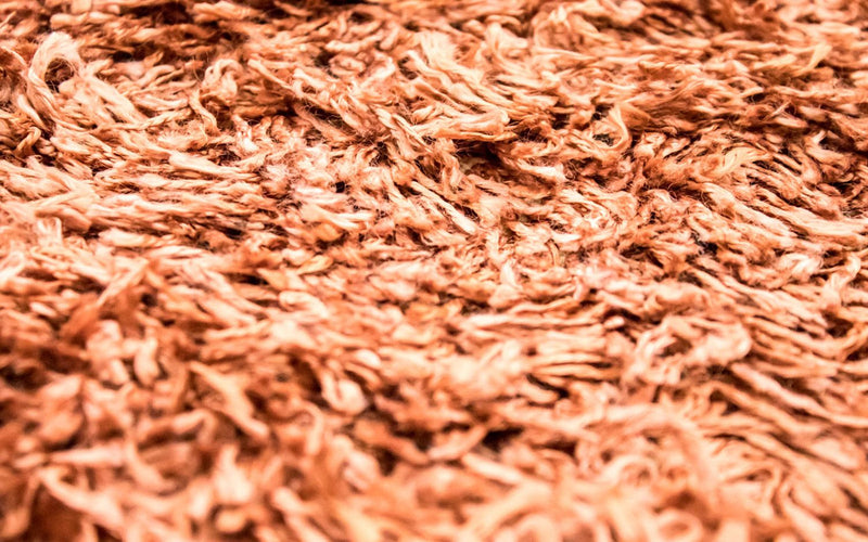 Tapis à poils longs - 332 x 178 cm - orange
