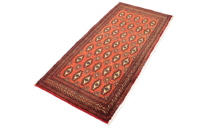Tapis Turkaman - 130 x 60 cm - rouille