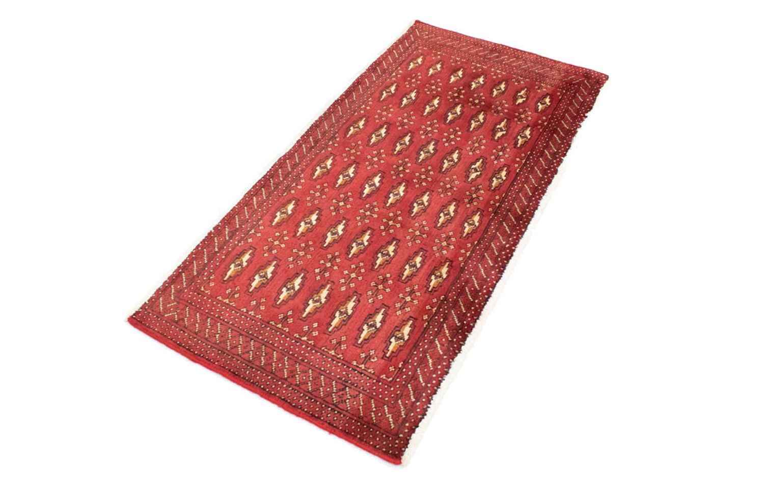 Tapis Turkaman - 130 x 60 cm - rouge