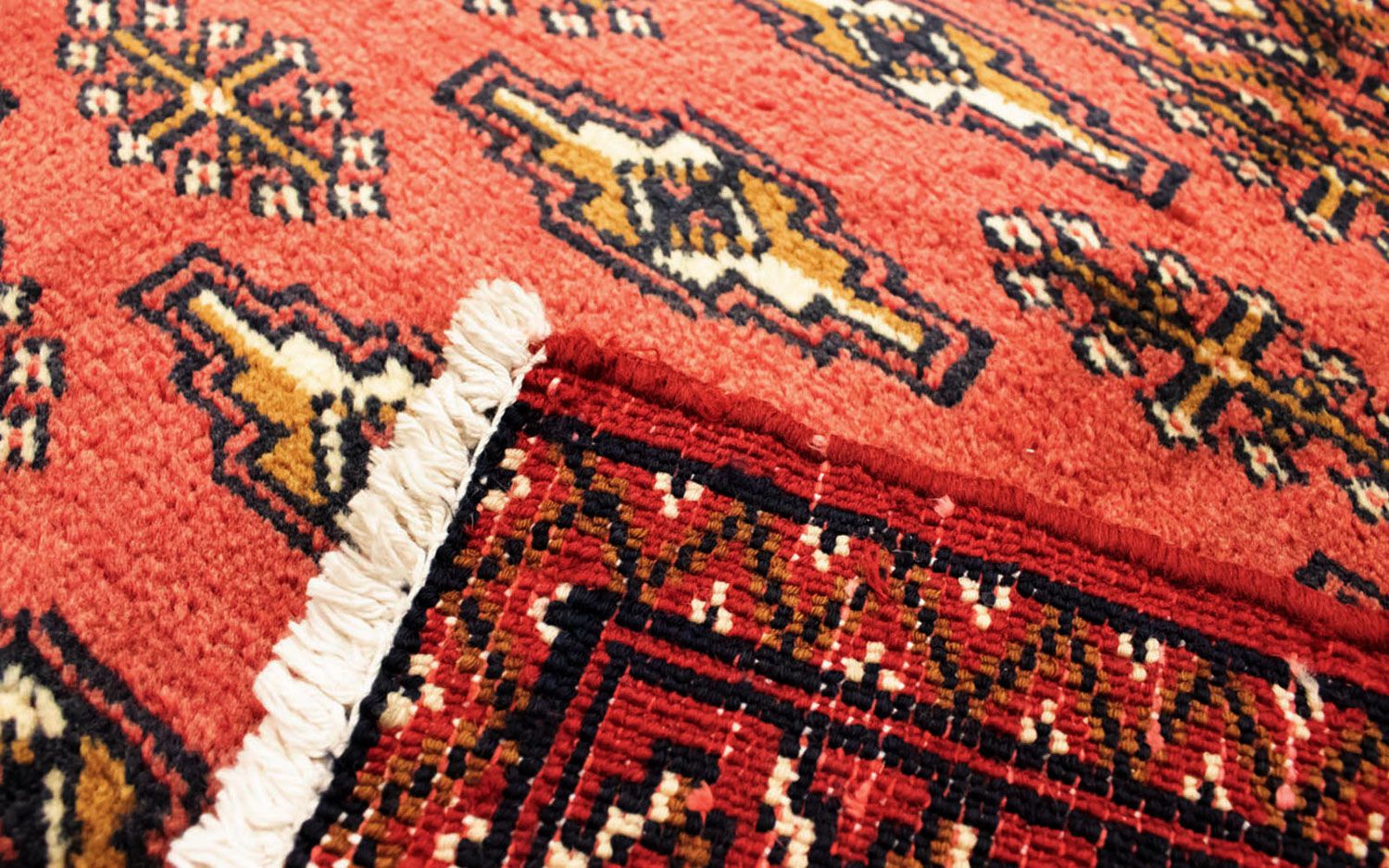 Tapis Turkaman - 130 x 60 cm - rouge