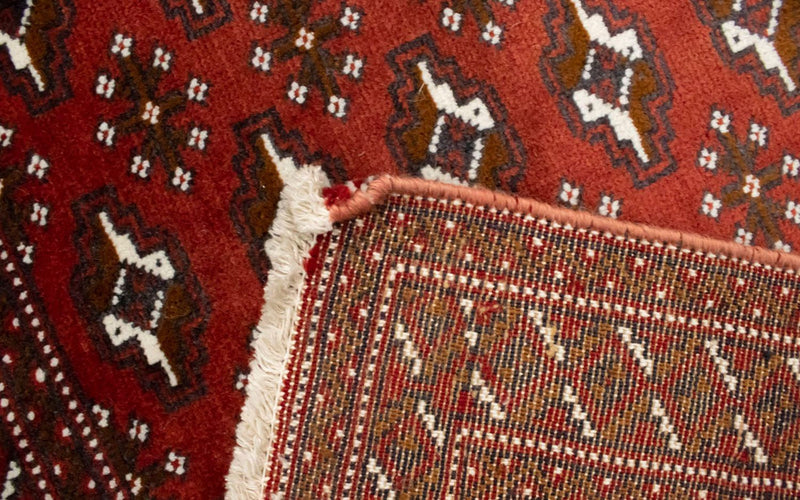 Tapis Turkaman - 130 x 60 cm - rouge