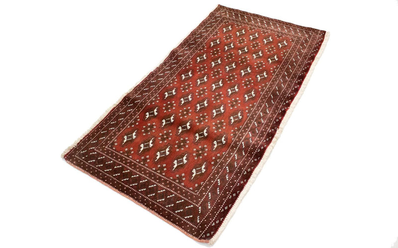 Tapis Turkaman - 130 x 60 cm - rouge