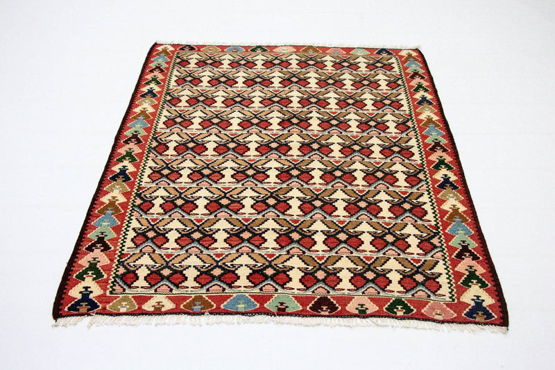 Tapis Kelim - Oriental - 143 x 105 cm - multicolore
