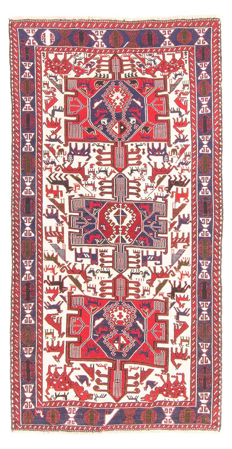 Tapis de couloir Tapis Kelim - Oriental - 205 x 110 cm - crème