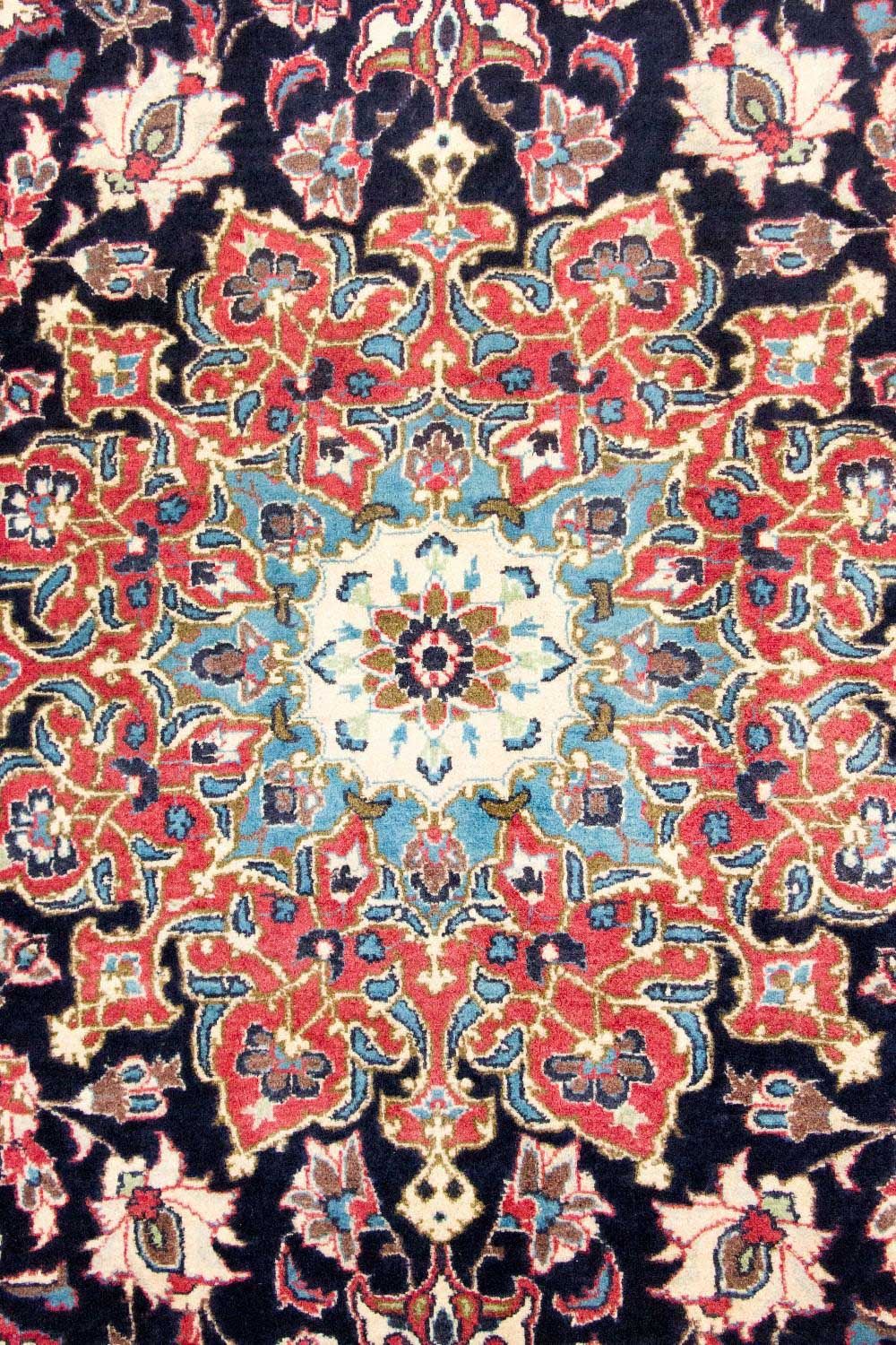 Tapis persan - Classique - 412 x 295 cm - bleu foncé