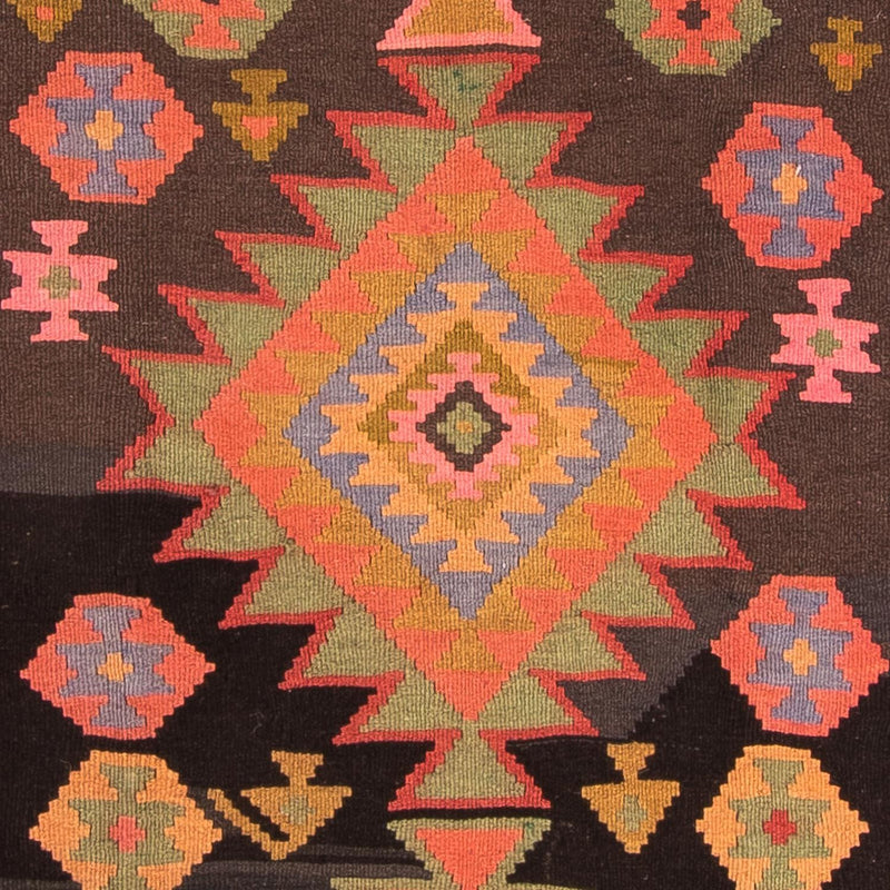 Tapis de couloir Tapis Kelim - Vieux - 330 x 155 cm - multicolore