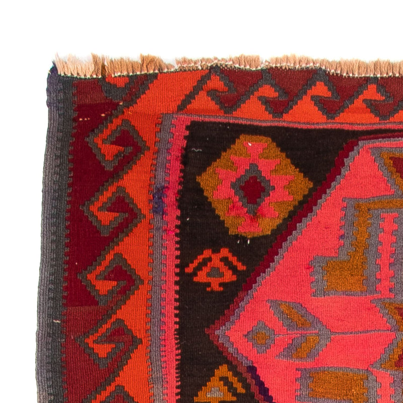 Tapis de couloir Tapis Kelim - Vieux - 325 x 140 cm - multicolore