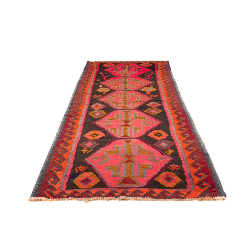 Tapis de couloir Tapis Kelim - Vieux - 325 x 140 cm - multicolore