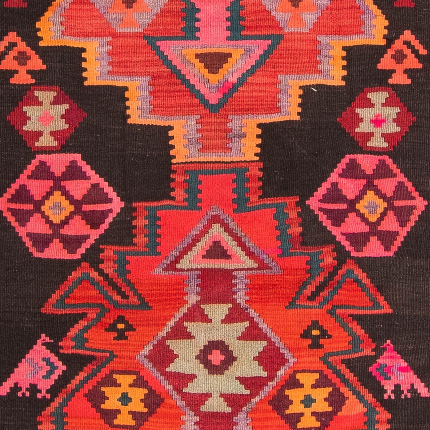 Tapis de couloir Tapis Kelim - Vieux - 335 x 150 cm - multicolore