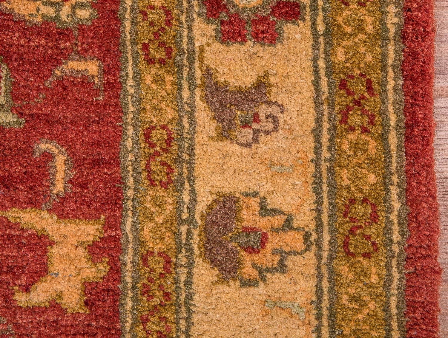 Tapis de couloir Tapis Ziegler - 377 x 86 cm - rouge