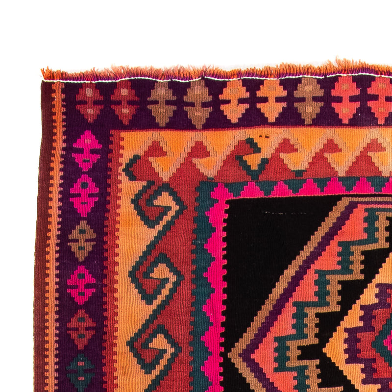 Tapis de couloir Tapis Kelim - Vieux - 310 x 160 cm - multicolore