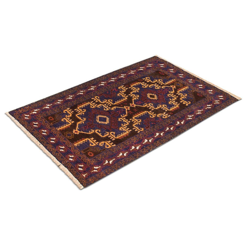 Tapis Belutsch - 133 x 81 cm - bleu