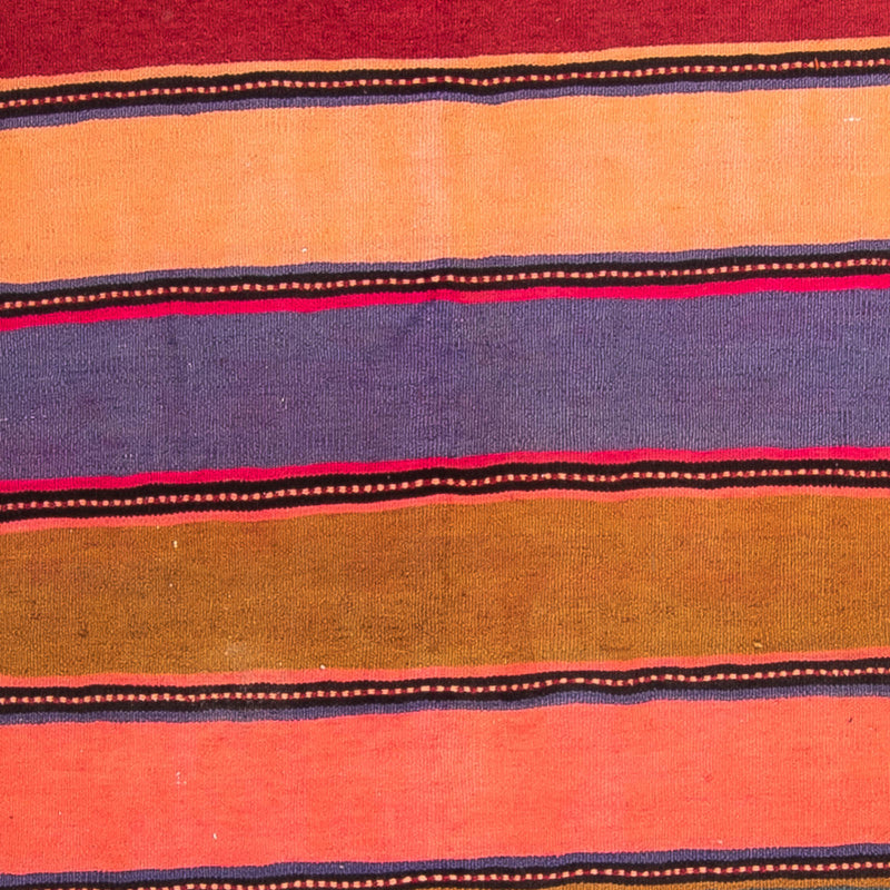 Tapis de couloir Tapis Kelim - Vieux - 370 x 137 cm - multicolore