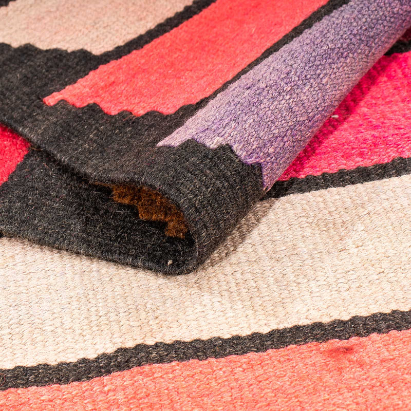 Tapis de couloir Tapis Kelim - Vieux - 340 x 160 cm - multicolore