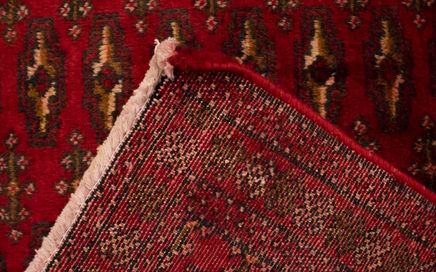 Tapis Turkaman - 130 x 60 cm - rouge