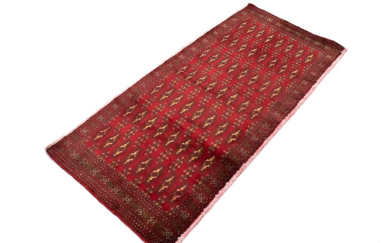 Tapis Turkaman - 130 x 60 cm - rouge