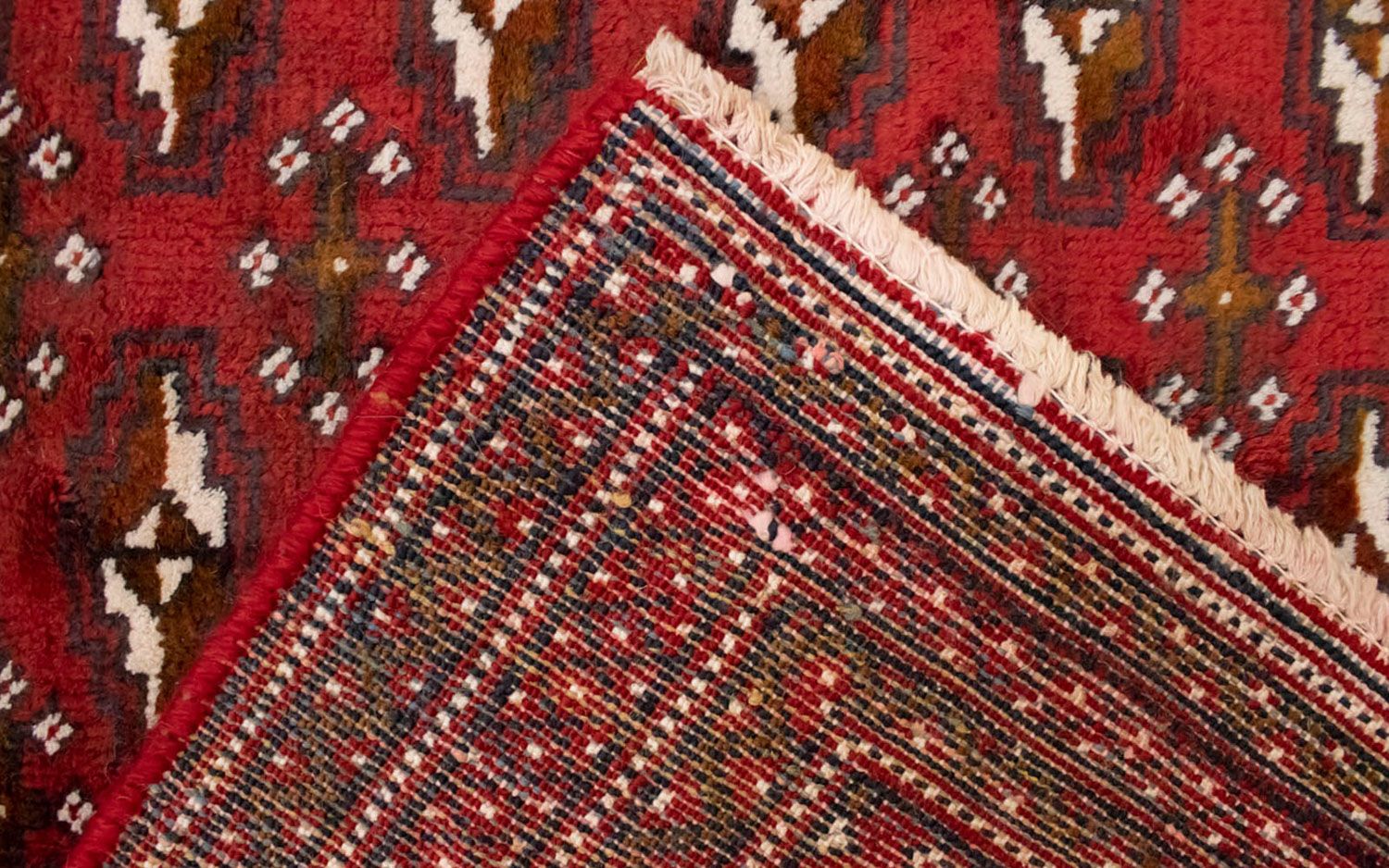 Tapis Turkaman - 130 x 60 cm - rouge