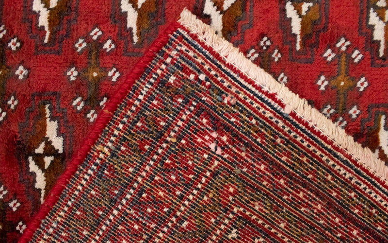 Tapis Turkaman - 130 x 60 cm - rouge