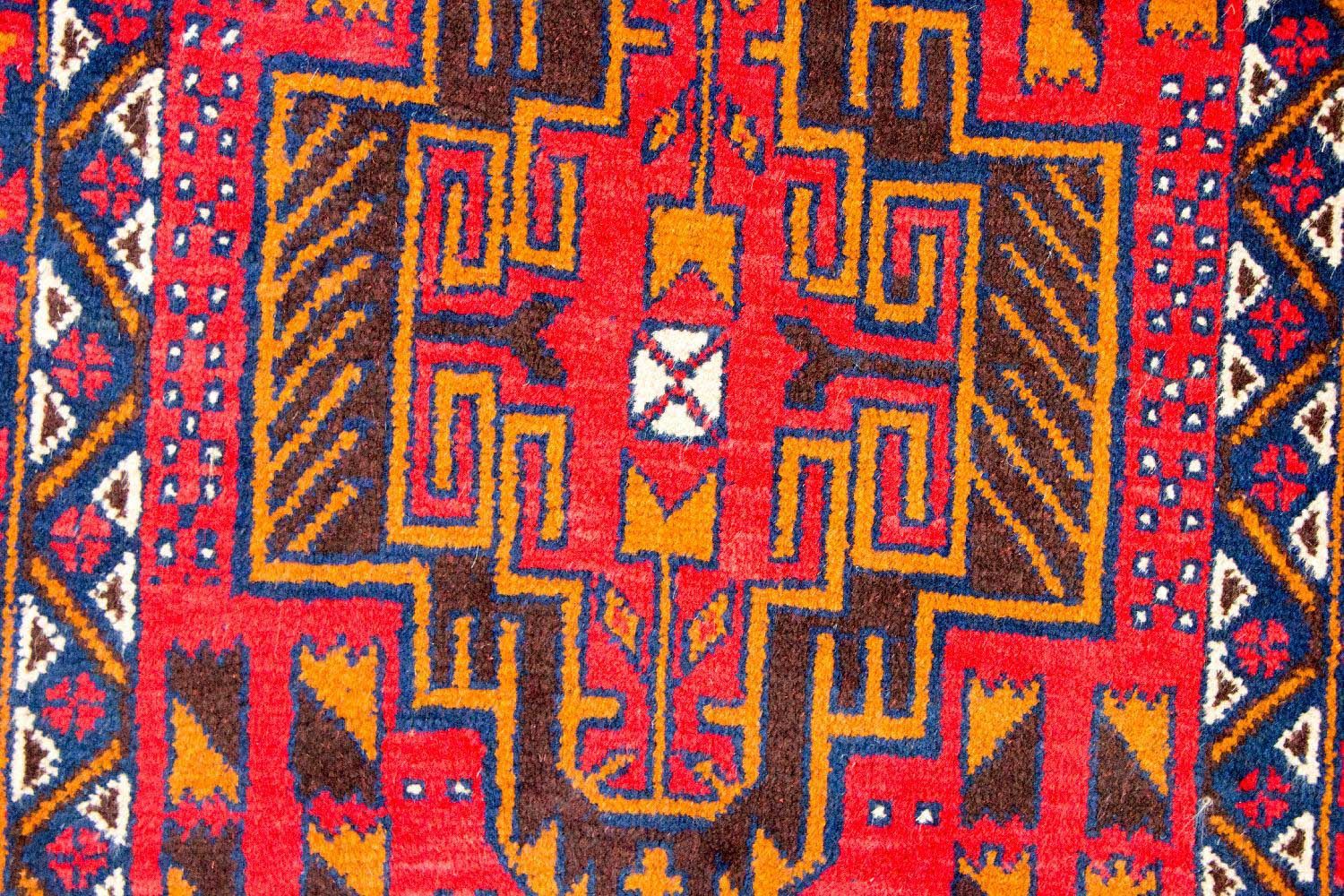 Tapis Belutsch - 142 x 84 cm - rouge