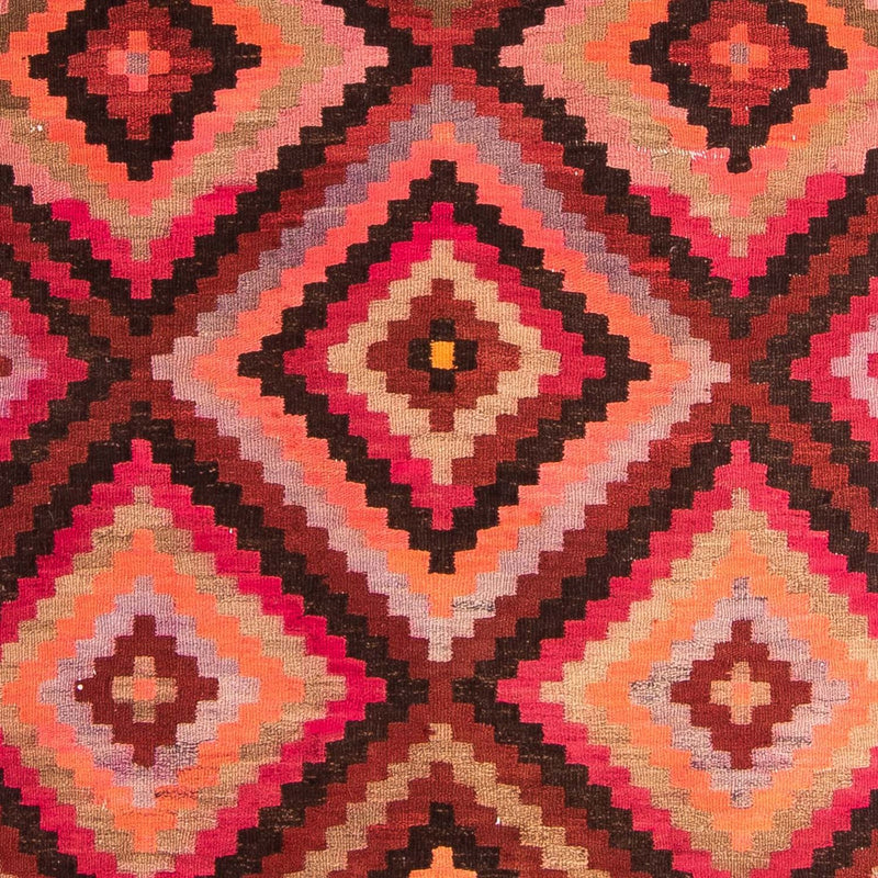 Tapis de couloir Tapis Kelim - Vieux - 370 x 140 cm - multicolore
