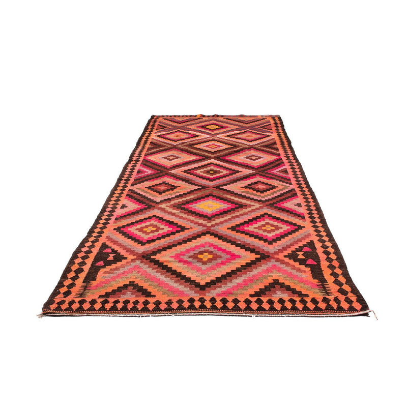 Tapis de couloir Tapis Kelim - Vieux - 370 x 140 cm - multicolore