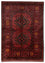 Tapis afghan - Kunduz - 138 x 96 cm - rouge
