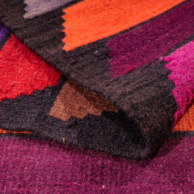 Tapis Kelim - Vieux - 340 x 190 cm - multicolore