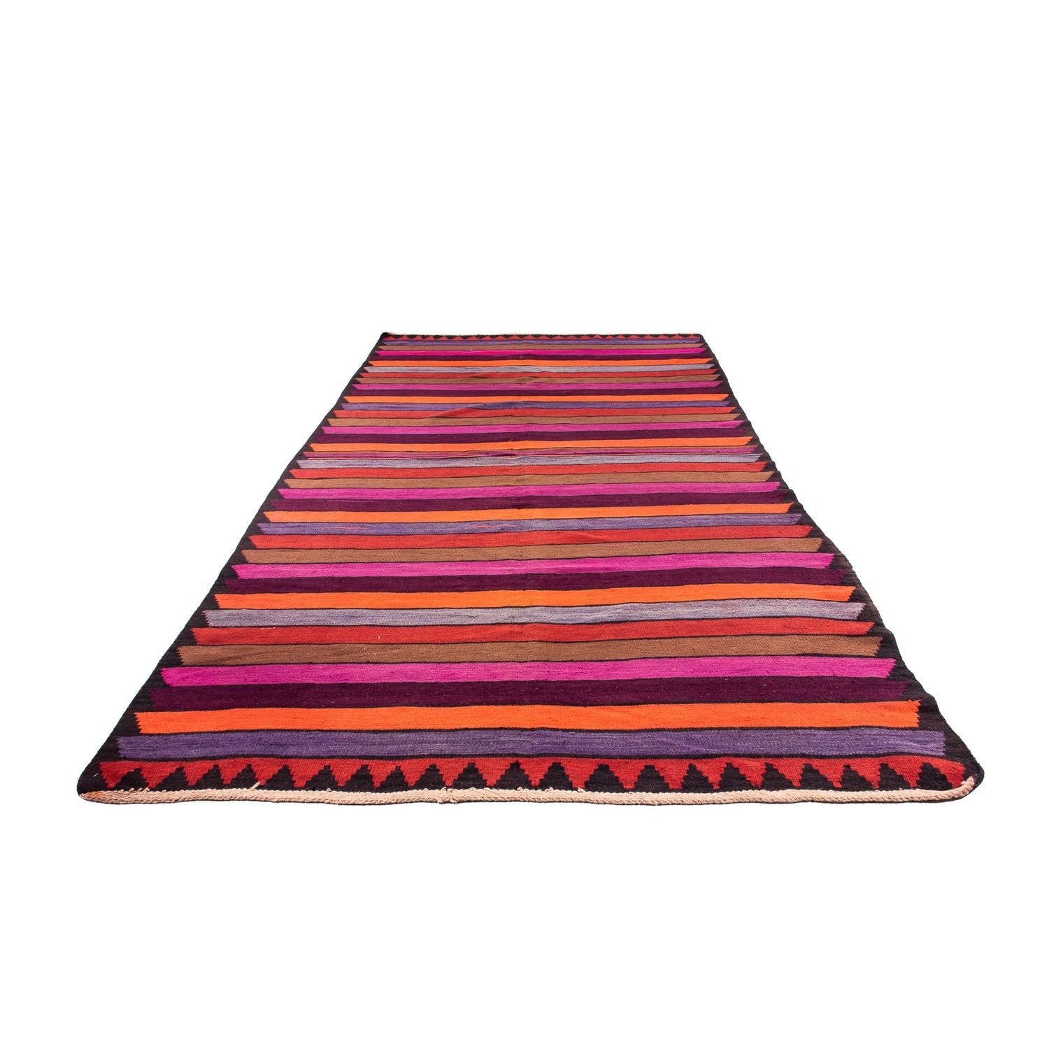 Tapis Kelim - Vieux - 340 x 190 cm - multicolore