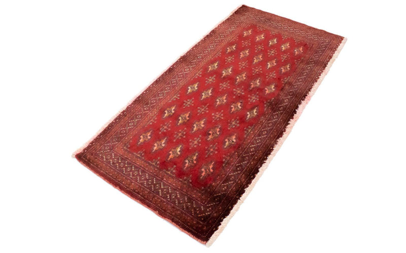 Tapis Turkaman - 130 x 60 cm - rouge