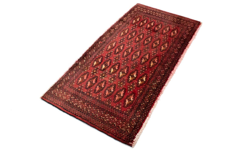 Tapis Turkaman - 130 x 60 cm - rouge