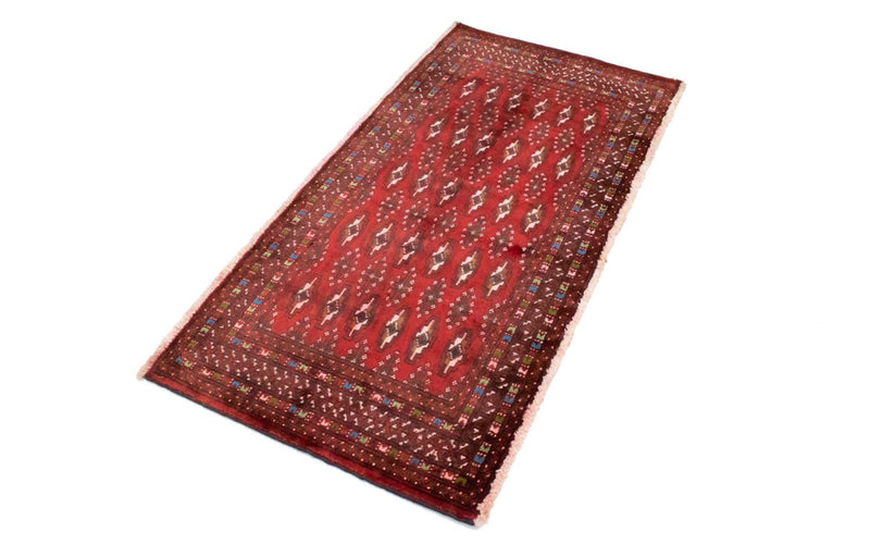 Tapis Turkaman - 130 x 60 cm - rouge