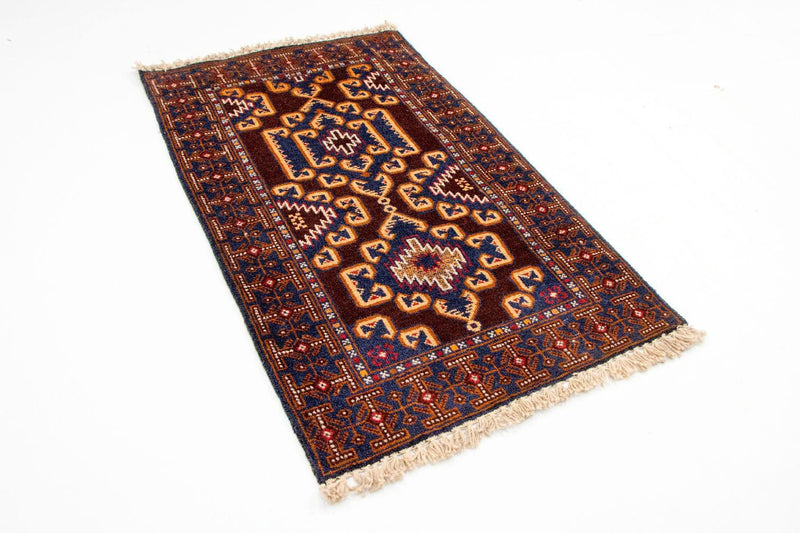 Tapis Belutsch - 138 x 83 cm - marron