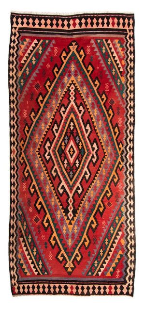 Kelim Teppich - Old 307 x 188 cm - mehrfarbig