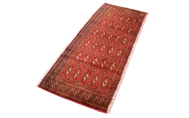 Tapis Turkaman - 130 x 60 cm - rouge