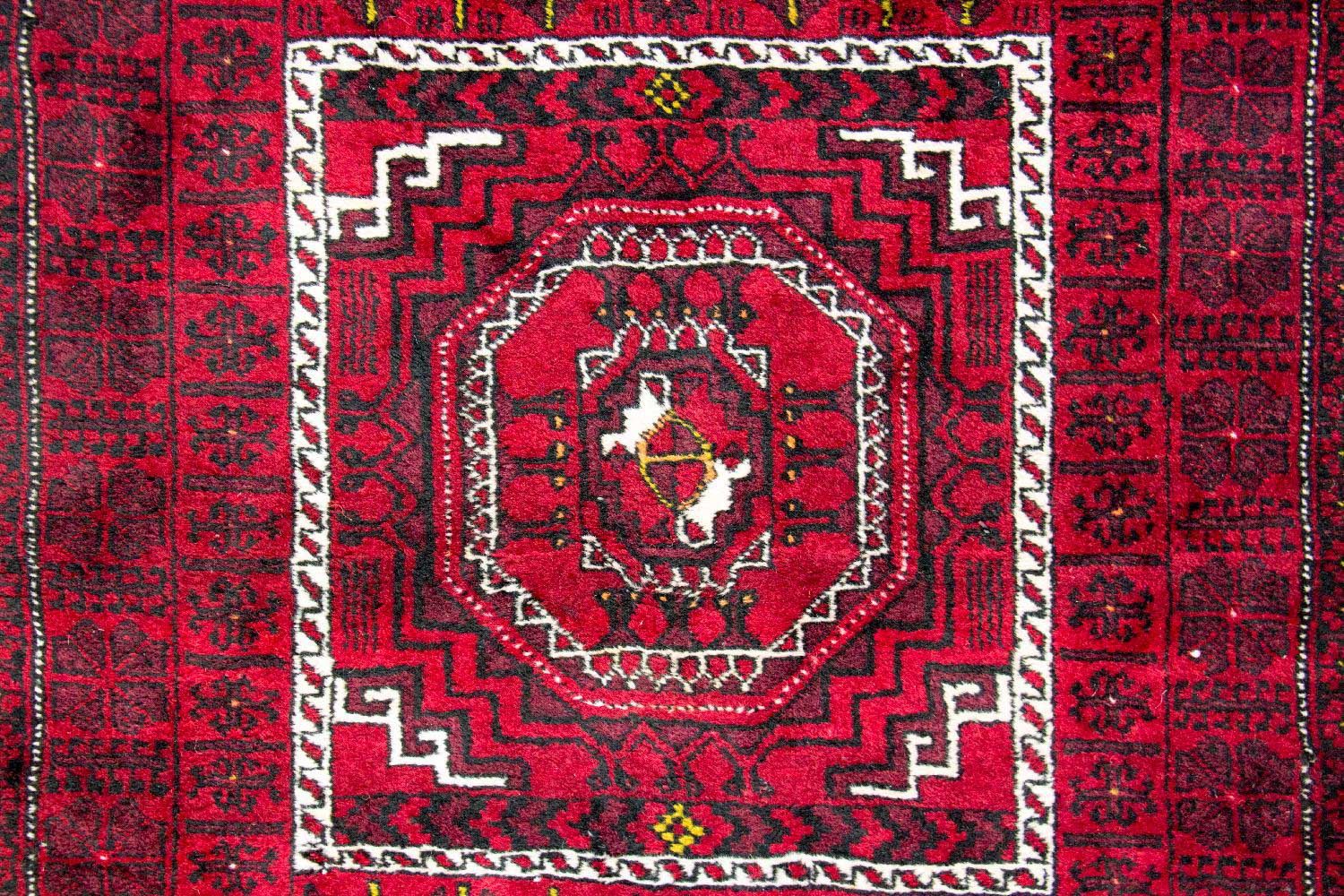 Tapis Belutsch - 270 x 130 cm - rouge