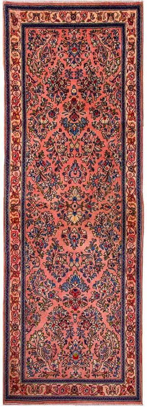 Tapis de couloir Tapis persan - Classique - 218 x 79 cm - rose
