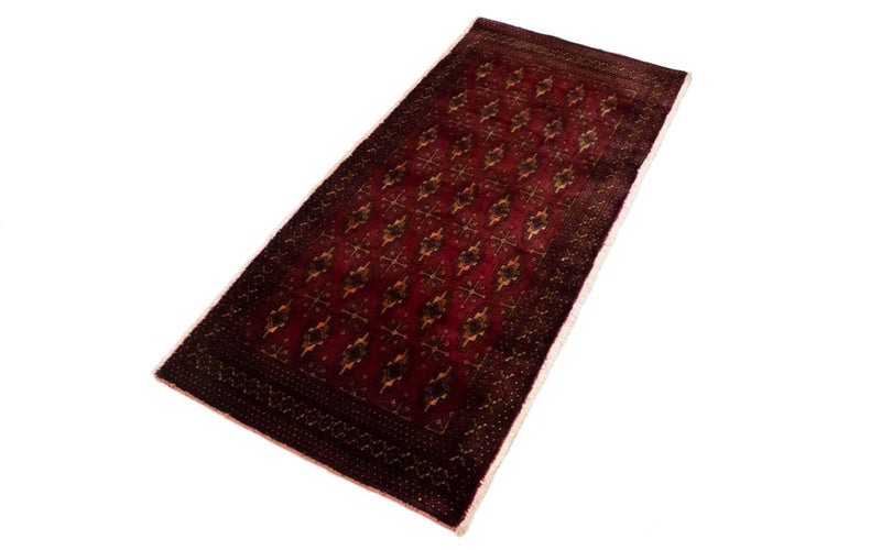 Tapis Turkaman - 130 x 60 cm - rouge