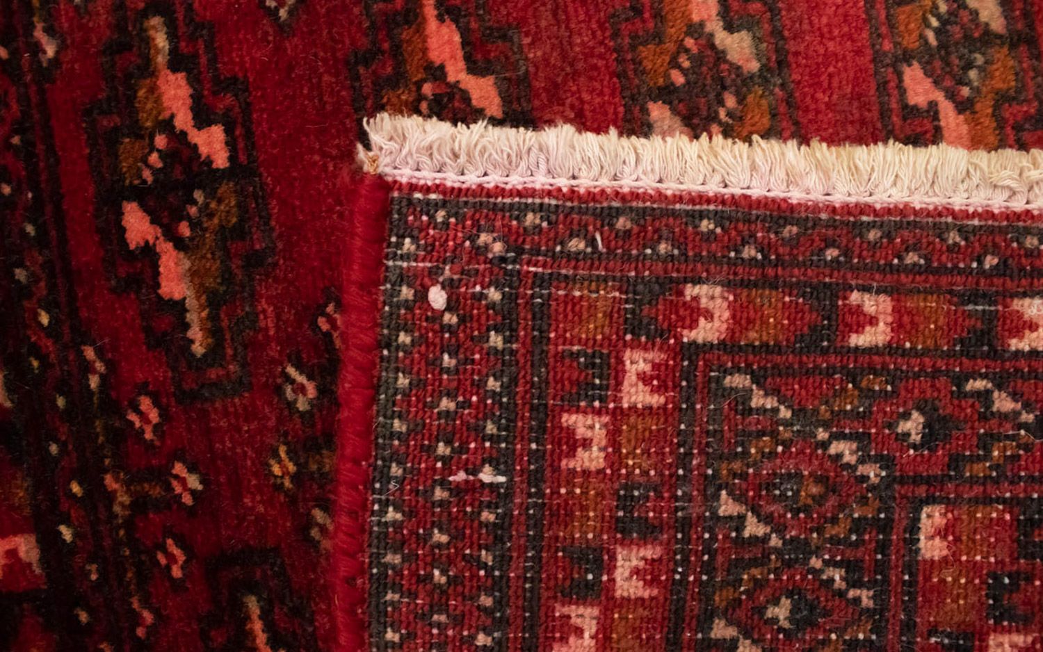 Tapis Turkaman - 130 x 60 cm - rouge