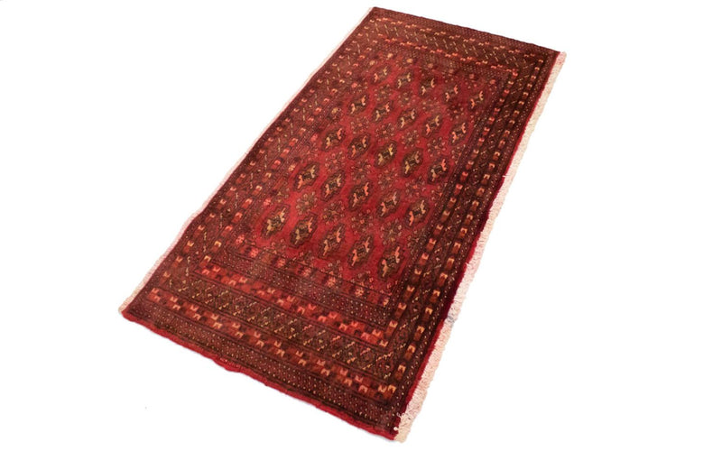 Tapis Turkaman - 130 x 60 cm - rouge