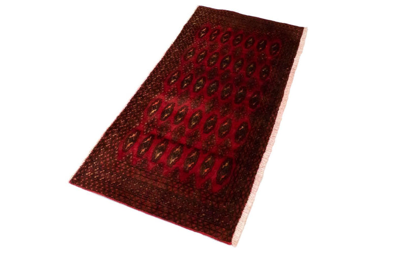 Tapis Turkaman - 130 x 60 cm - rouge